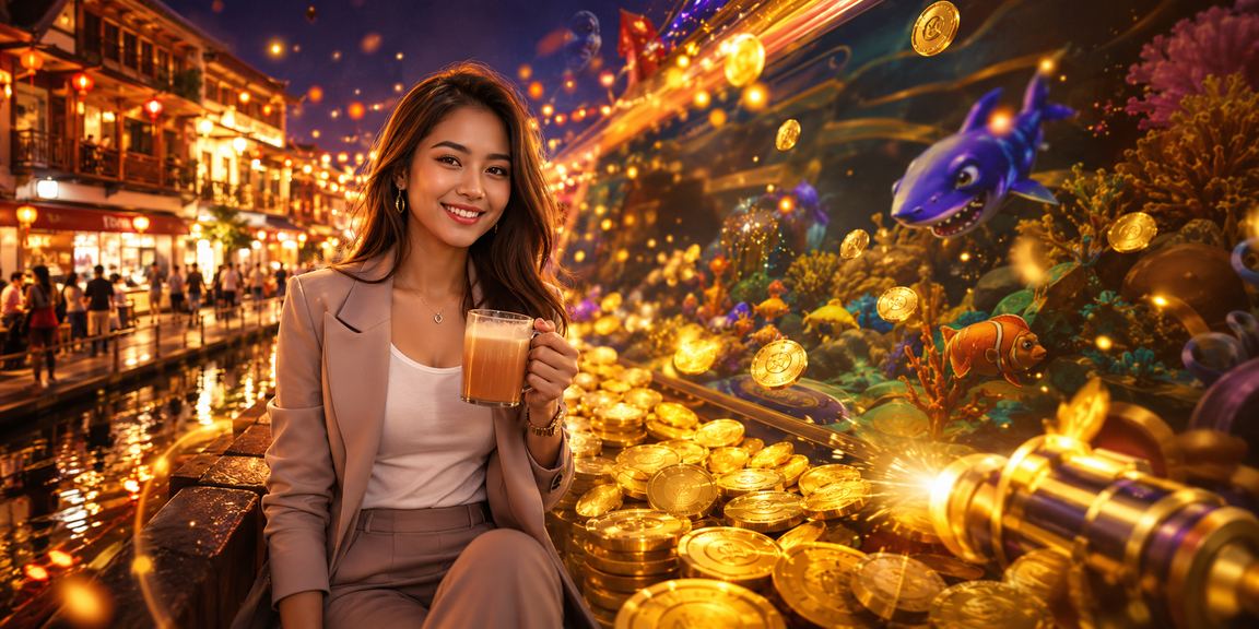 Permainan hiburan di Melaka dengan suasana tempatan Malaysia
